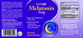 Natrol Melatonin 3mg - supplement