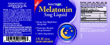 Natrol Melatonin 5 mg liquid - supplement