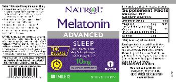 Natrol Melatonin Advanced 10 mg Time Release - supplement