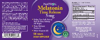 Natrol Melatonin Time Release 5 mg - supplement