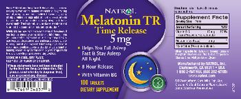 Natrol Melatonin TR Time Release 5 mg - supplement