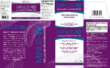 Natrol Minus-10 Cellular Rejuvenation - supplement