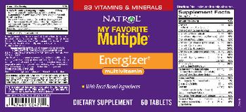 Natrol My Favorite Multiple Energizer - supplement