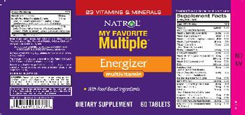 Natrol My Favorite Multiple Energizer - supplement