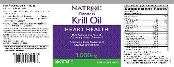 Natrol Odorless Krill Oil 1,000 mg - supplement