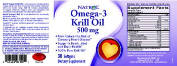 Natrol Omega-3 Krill Oil 300 mg - supplement