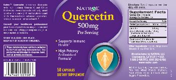 Natrol Quercetin 500 mg - supplement