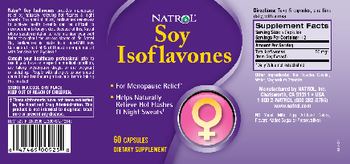 Natrol Soy Isoflavones - supplement