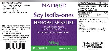 Natrol Soy Isoflavones 50 mg - supplement