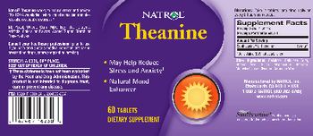 Natrol Theanine - supplement