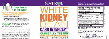 Natrol White Kidney Bean Carb Intercept - supplement