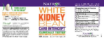 Natrol White Kidney Bean Carb Intercept - supplement