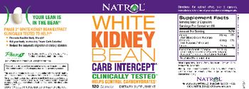 Natrol White Kidney Bean Carb Intercept - supplement