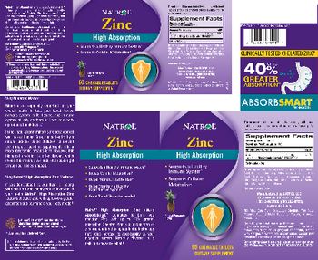 Natrol Zinc Natural Pineapple Flavor - supplement