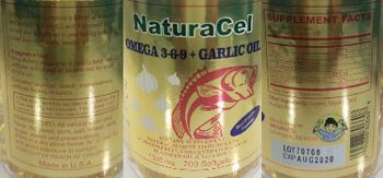 NaturaCel Omega 3-6-9 + Garlic Oil - supplement