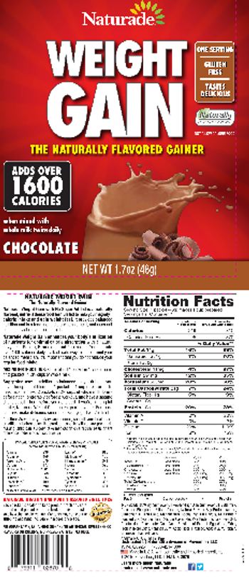 Naturade Weight Gain Chocolate - 