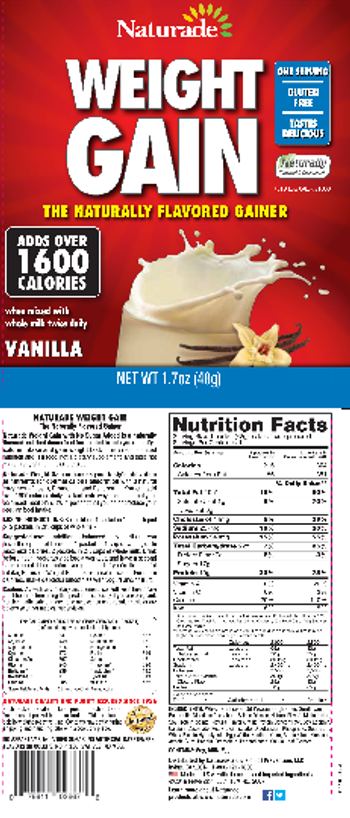 Naturade Weight Gain Vanilla - 