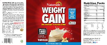 Naturade Weight Gain Vanilla - 