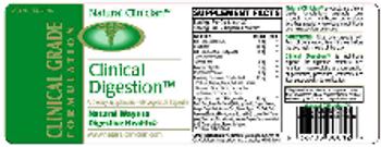 Natural Clinician Clinical Digestion - supplement