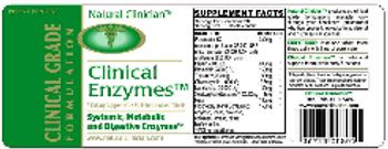 Natural Clinician Clinical Enzymes - supplement