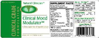 Natural Clinician Clinical Mood Modulator - supplement