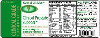 Natural Clinician Clinical Prostate Suppport - supplement