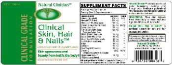 Natural Clinician Clinical Skin, Hair & Nails - supplement