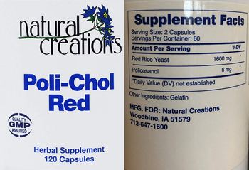 Natural Creations Poli-Chol Red - herbal supplement
