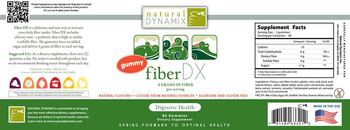 Natural Dynamix Gummy Fiber DX - supplement