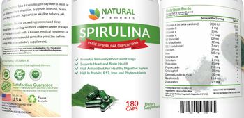 Natural Elements Spirulina - supplement