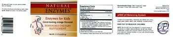 Natural Enzymes Enzymes For Kids Orange-Flavored - powdered supplement
