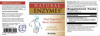 Natural Enzymes Total Digestion Berry Chewables - supplement