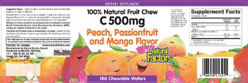 Natural Factors 100% Natural Fruit Chew C 500 mg - supplement