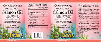 Natural Factors 100% Wild Alaskan Salmon Oil - supplement