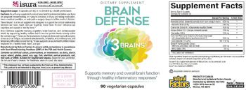 Natural Factors 3 Brains Brain Defense - supplement