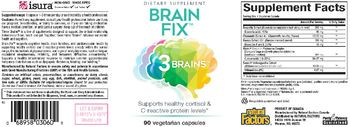Natural Factors 3 Brains Brain Fix - supplement