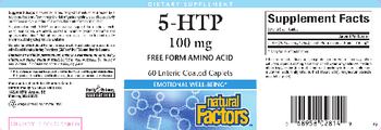 Natural Factors 5-HTP 100 mg - supplement