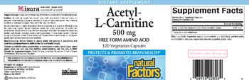 Natural Factors Acetyl- L-Carnitine 500 mg - supplement
