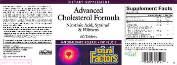 Natural Factors Advanced Cholesterol Formula - supplement