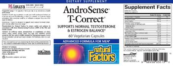 Natural Factors AndroSense T-Correct - supplement