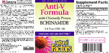 Natural Factors Anti-V Formula with Clinically Proven Echinamide - supplement