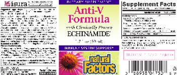 Natural Factors Anti-V Formula with Clinically Proven Echinamide - supplement