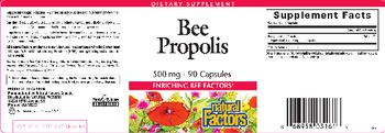 Natural Factors Bee Propolis - supplement