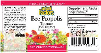 Natural Factors Bee Propolis Tincture 25% Extract - herbal supplement