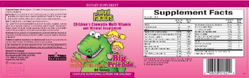 Natural Factors Big Friends Children's Chewable Multi Vitamin And Mineral Supplement Jungle Juice Tropical Fruit Flavor - supplement