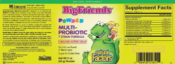 Natural Factors Big Friends Powder Multi-Probiotic - supplement