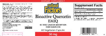 Natural Factors Bioactive Quercetin EMIQ - supplement