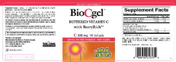Natural Factors BioCgel Buffered Vitamin C With BerryRich - supplement