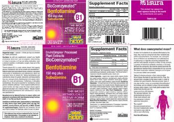 Natural Factors BioCoenzymated Benfotiamine 150 mg plus Sulbutiamine - supplement