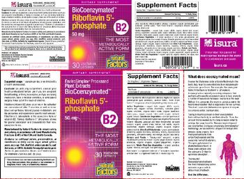 Natural Factors BioCoenzymated Riboflavin 5'-Phosphate 50 mg - supplement